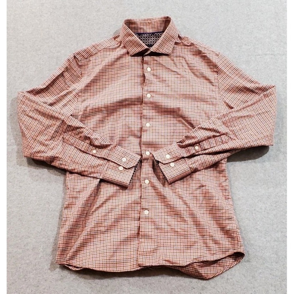 Egara Men's Slim Fit Stretch Non-Iron Shirt Size Medium